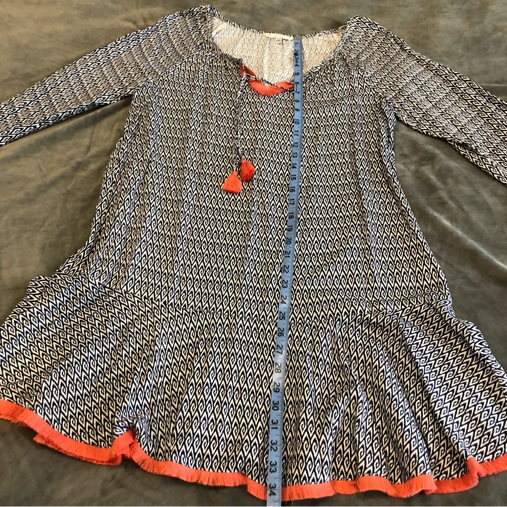 Southern Tide Blue Night IKAT Lydia Shift Dress EUC only worn once - Picture 4 of 10